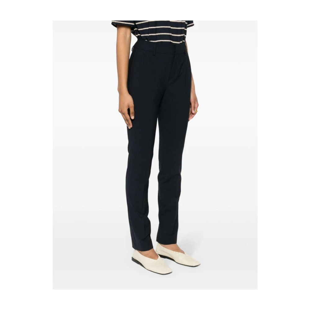 BRUNELLO CUCINELLI Slim Fit Sigarettenbroek Blue Dames