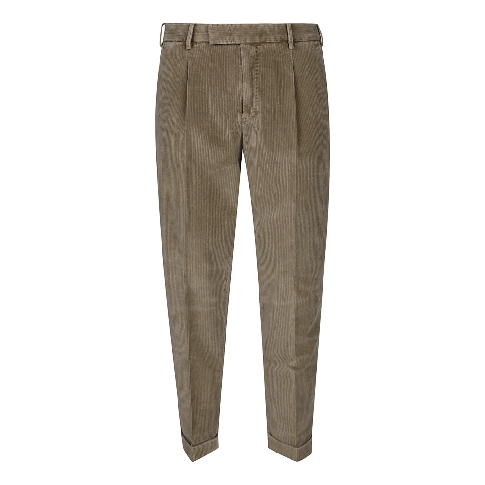 PT Torino Slim Fit op maat gesneden broek Beige Heren