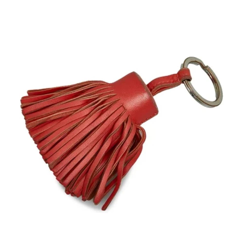Hermès Vintage Pre-owned Fabric key-holders Red Dames