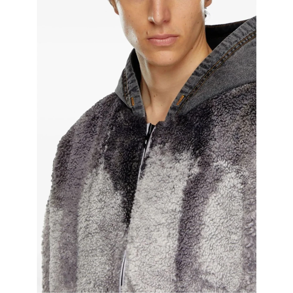 Diesel Stijlvolle S-depla Jas in 93R Kleur Gray Heren