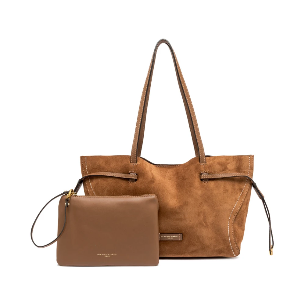 Gianni Chiarini Women's Brown Shopping Bags, One Size, Violette Tote Bag