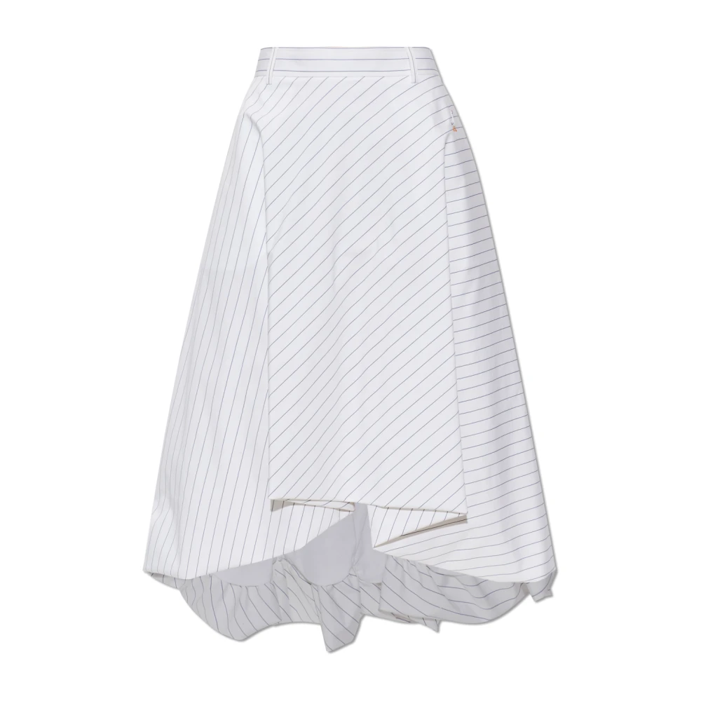 Moschino Vrouw Wit Rokken Dames, Xs, Midi Skirts