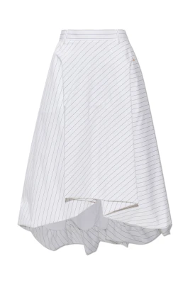 Asymmetrisk randig kjol