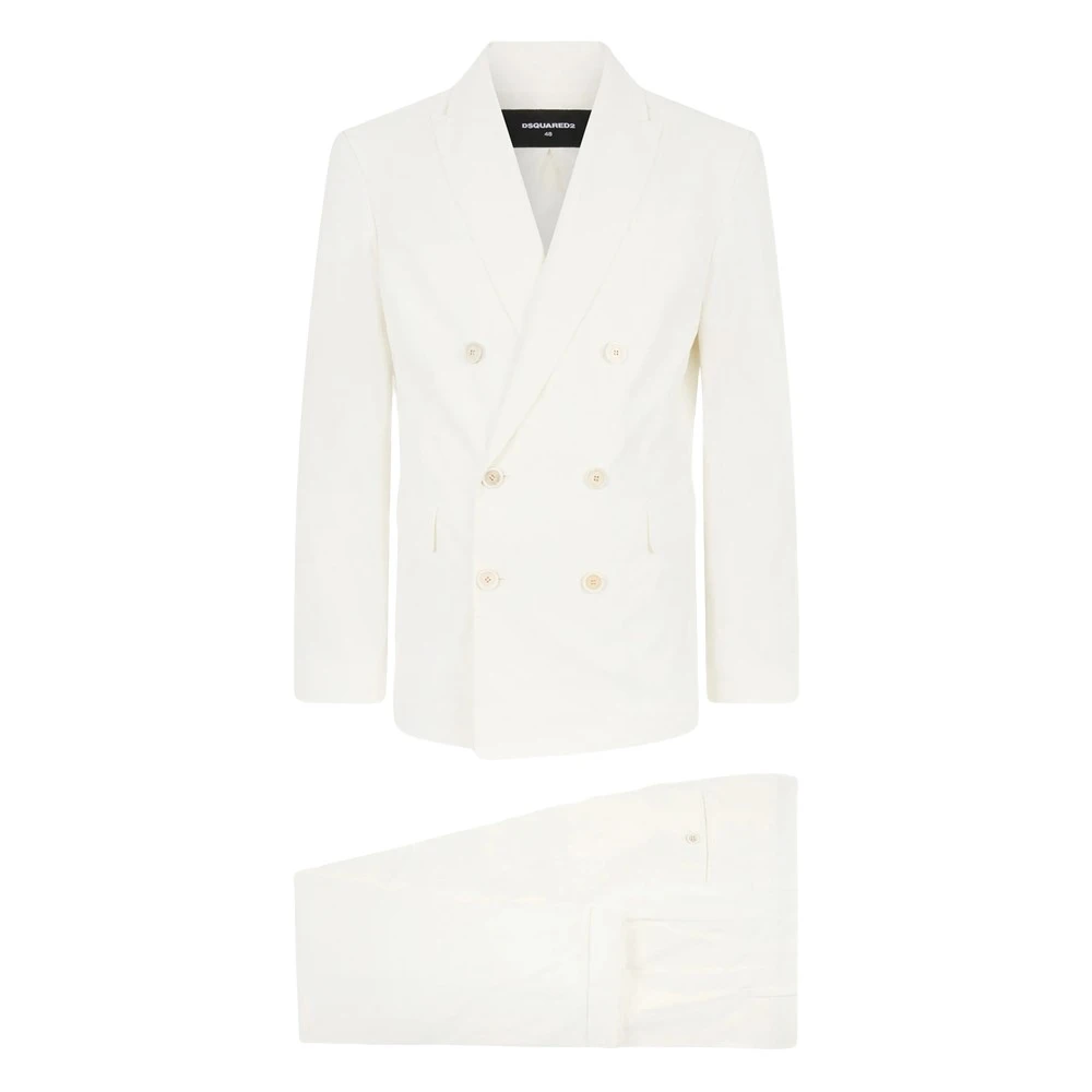 Dsquared2 Uomo Bianco Abiti 2XL, New,