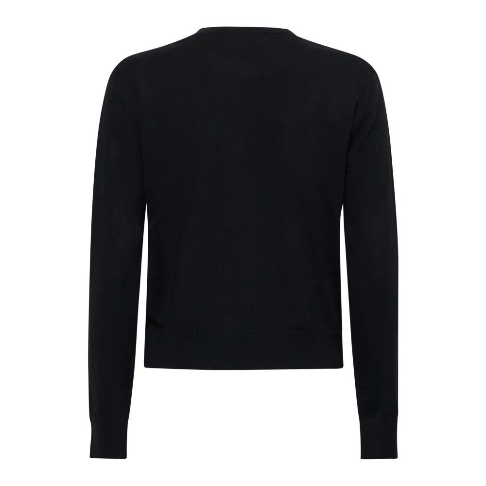 Kaos Zwarte Sweaters Collectie Black Dames