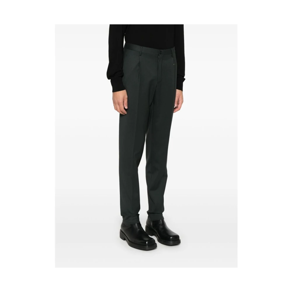 Incotex Donkergrijs Wolmix Slim Fit Gray Heren