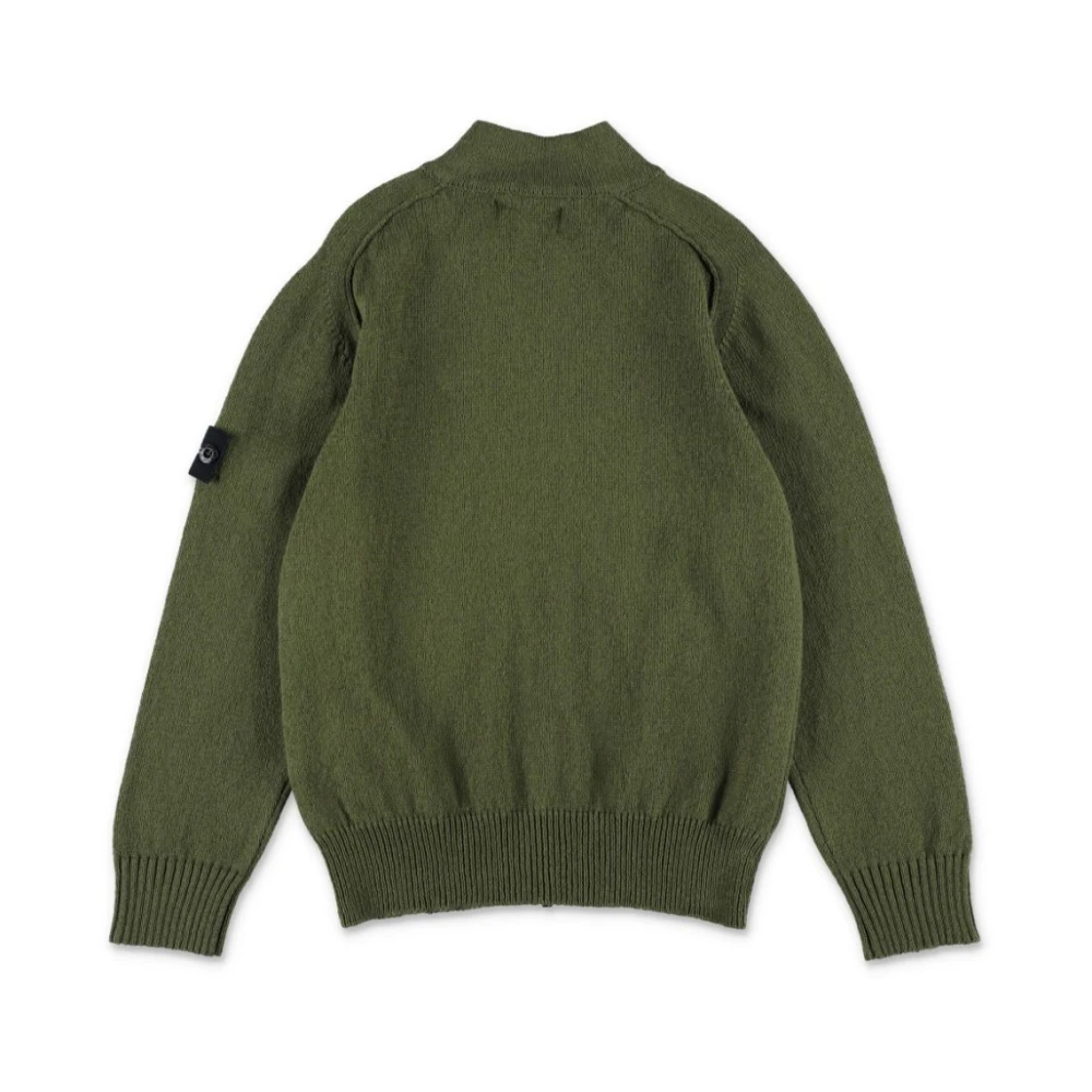 Stone Island Stijlvolle Gebreide Trui voor Mannen Green Unisex