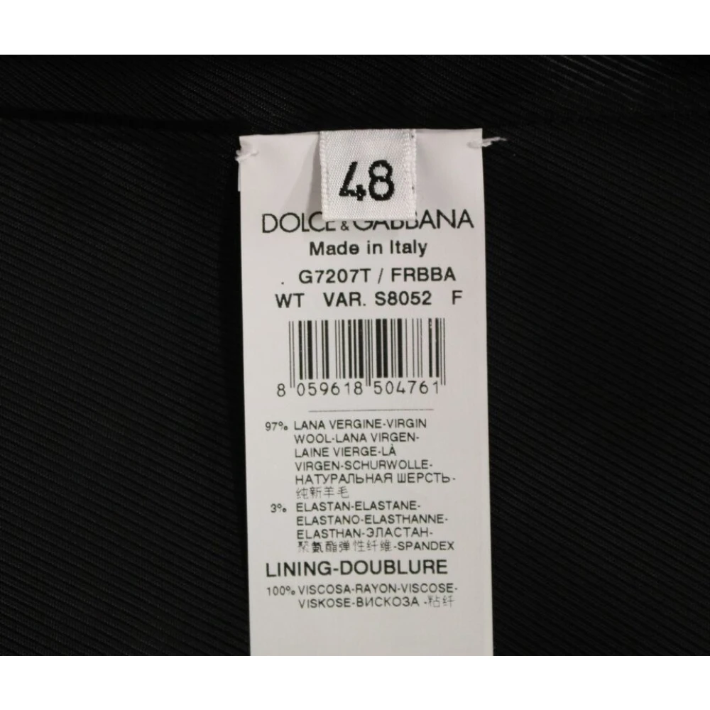 Dolce & Gabbana Gestreepte Grijze Vest MainLine Collectie Gray Heren