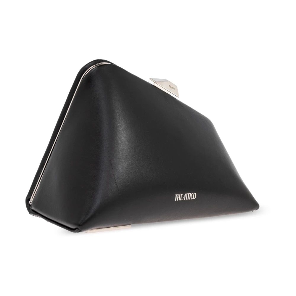 The Attico Clutch Midnight Black Dames