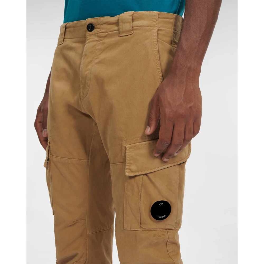 C.P. Company Cargo broek met ergonomische pasvorm in komijnbruin Brown Heren