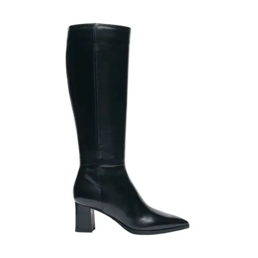 Santoni Femme Noir - Shoes > Boots > Heeled Boots