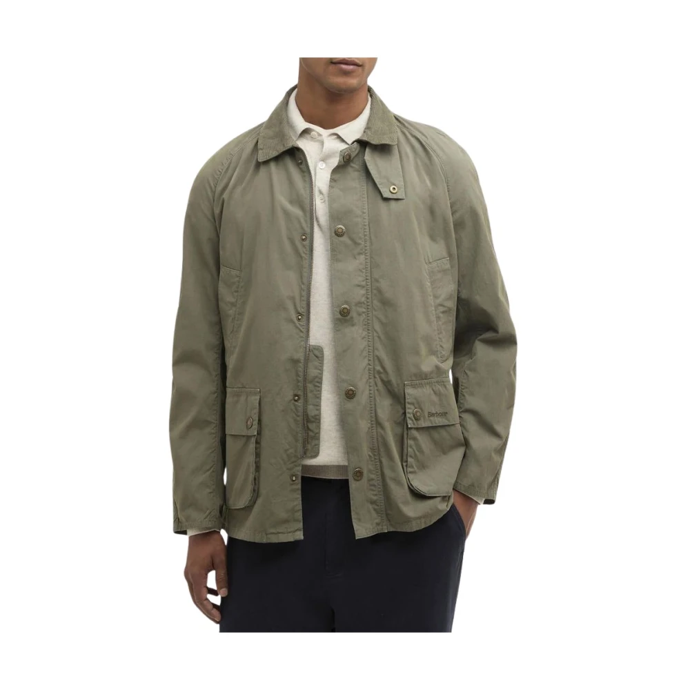 Barbour Men's Green Light Jackets, Xl, Ashby Casual Jacket