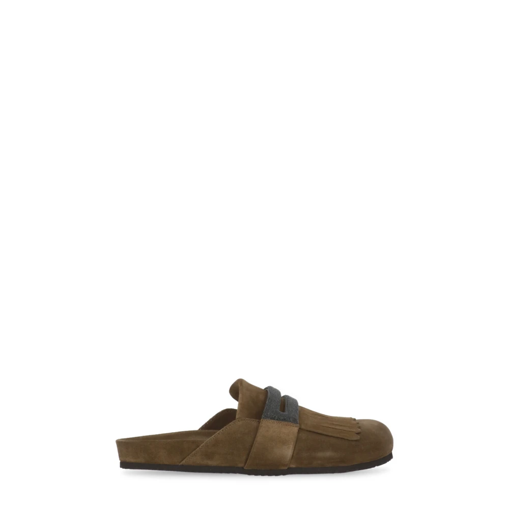 Shoes > Flats > Mules - - Brunello Cucinelli - Modalova