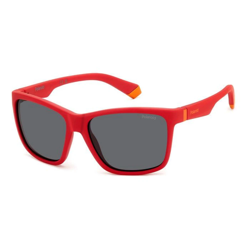 Polaroid Men's Red Trendy Sunglasses
