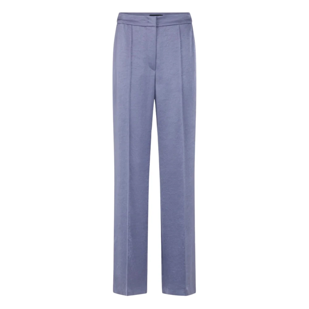 Marc Cain Women's Purple Trousers Zc 81.12 - Straight Trousers - Xl - Trousers