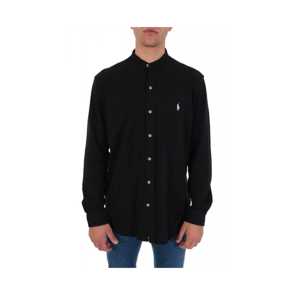 Ralph Lauren Uomo Nero Featherweight Mesh Shirt