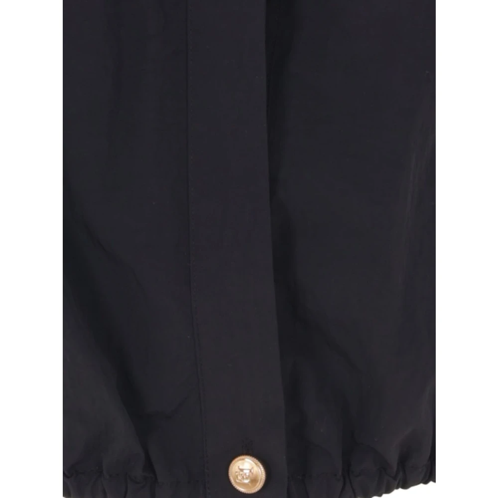 Elisabetta Franchi Zwarte Motor Top Stijlvol Model Black Dames