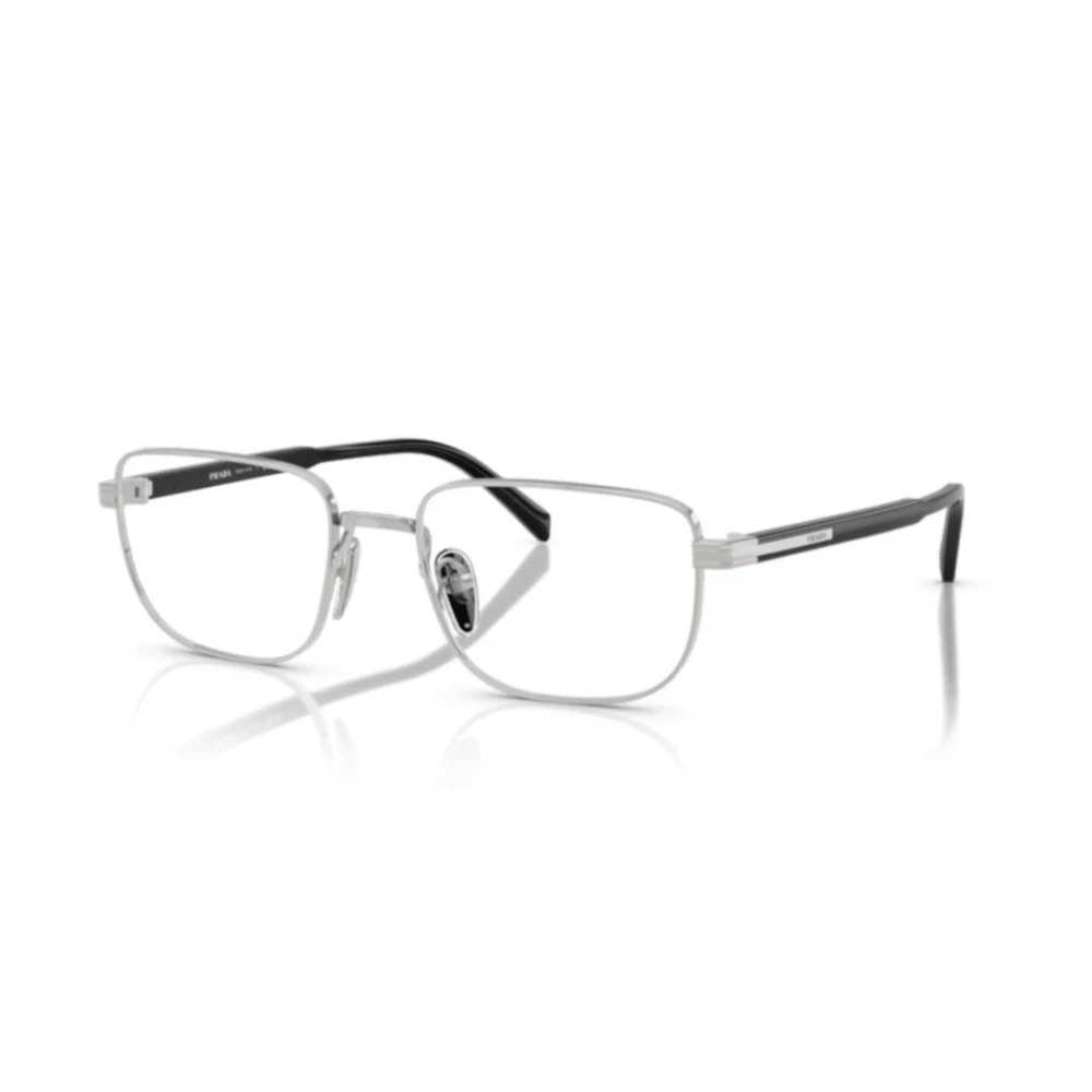 Prada Unisex Black Glasses, One Size, Stylish Leather Bag