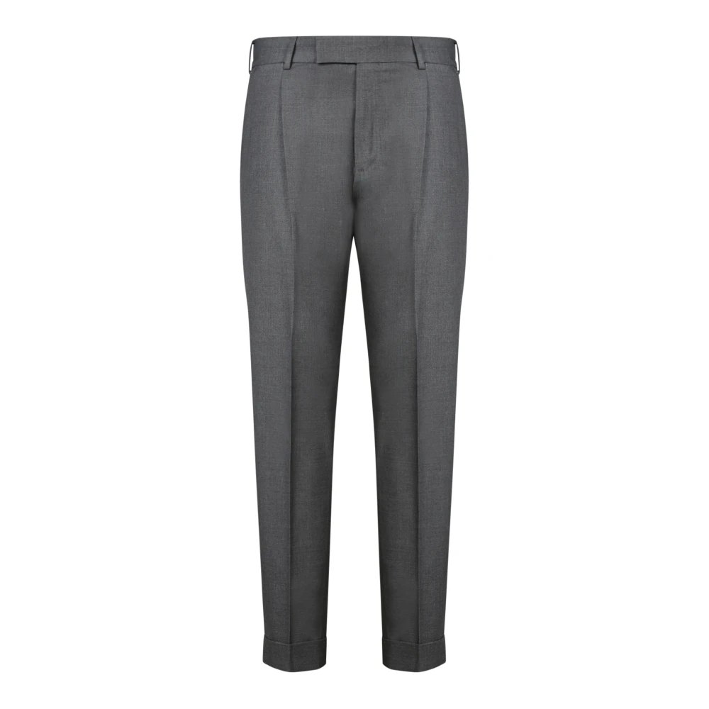 PT Torino Moderne Grijze Broek met Verstelbare Taille Gray Heren