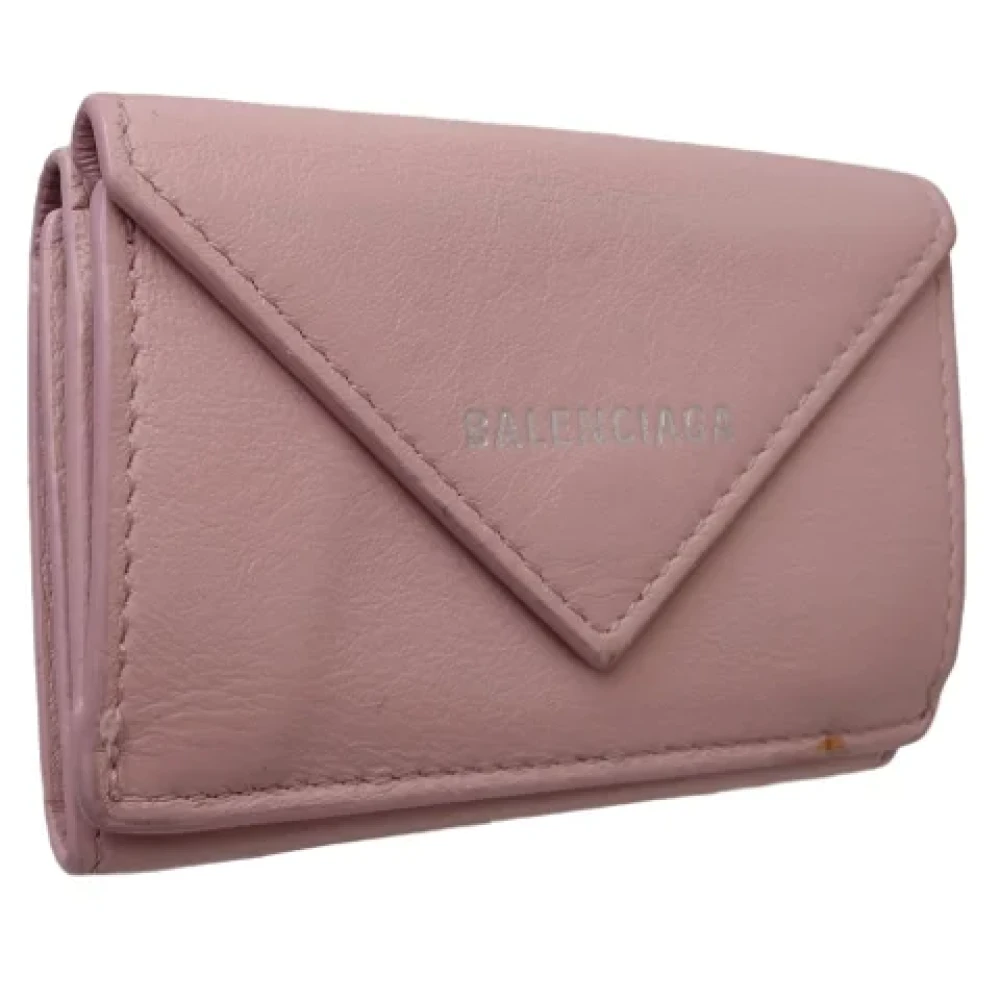 Balenciaga Vintage Pre-owned Leather wallets Pink Dames