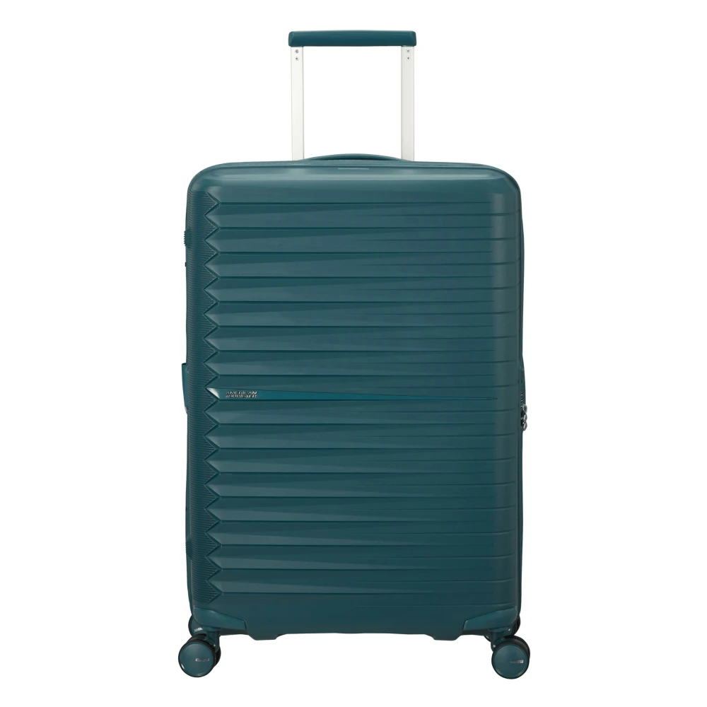 American Tourister Unisex Blue Suitcases, One Size, Fastforward Spinner 68/25 Tsa Exp