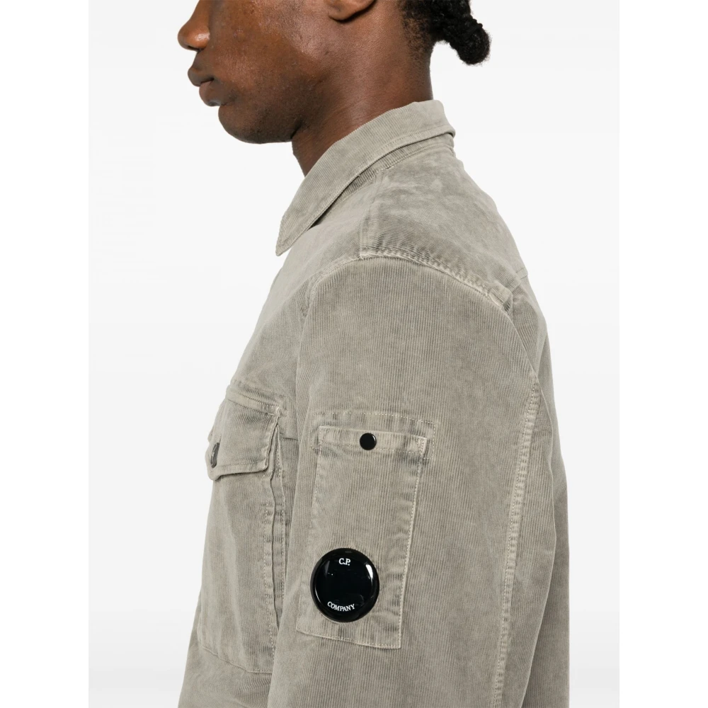 C.P. Company Regular Fit Jas Gray Heren