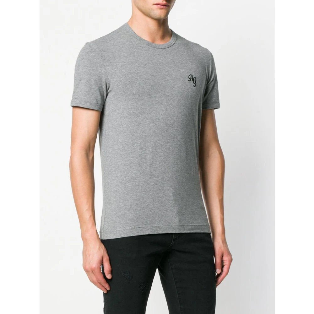 Dolce & Gabbana Siciliaanse Aristocratie Geïnspireerde Slim-Fit T-Shirt Gray Heren