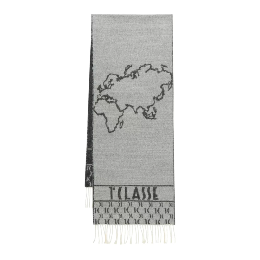 Alviero Martini 1a Classe Modieuze Sjaal voor Stijlvolle Look Gray Dames