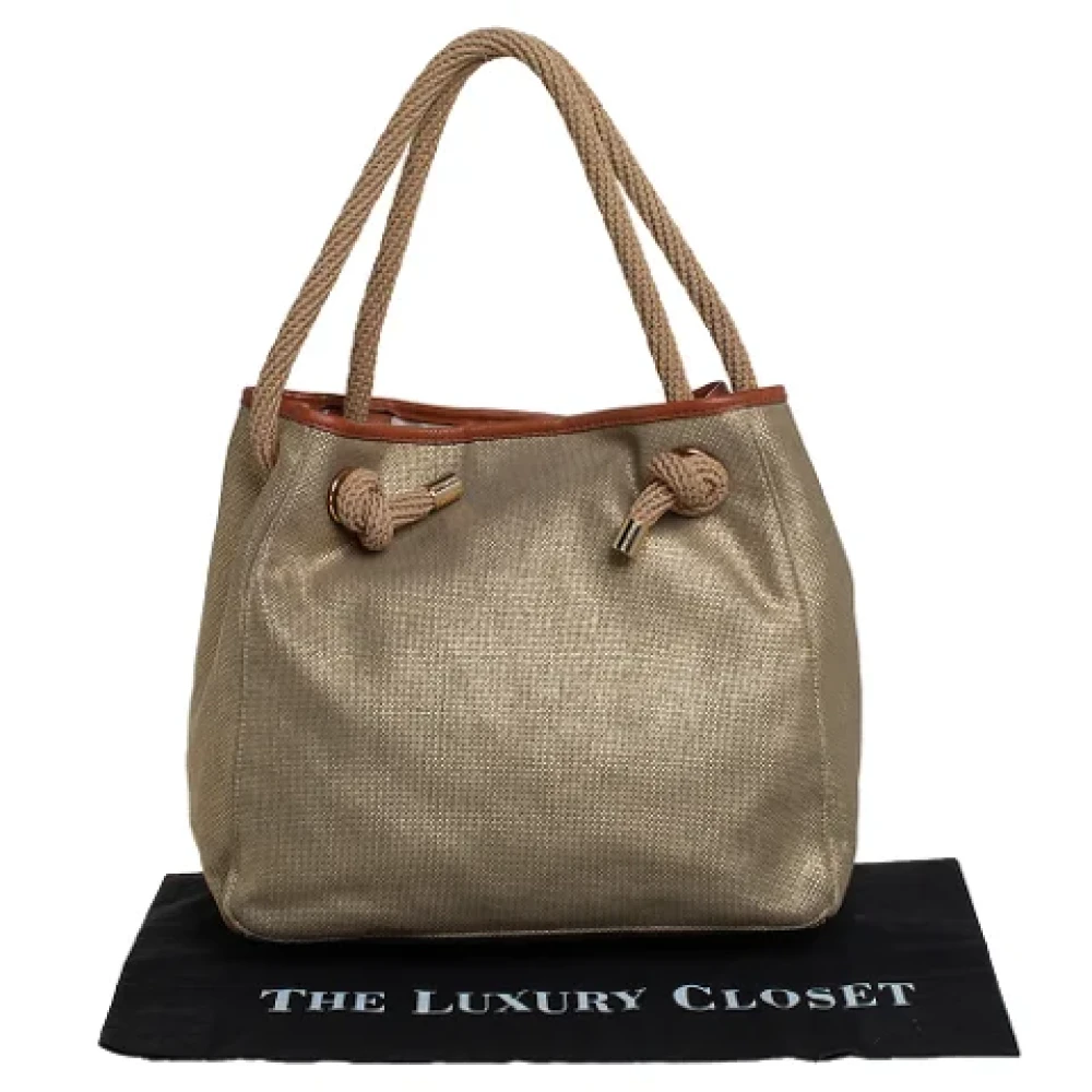 Michael Kors Pre-owned Canvas totes Beige Dames
