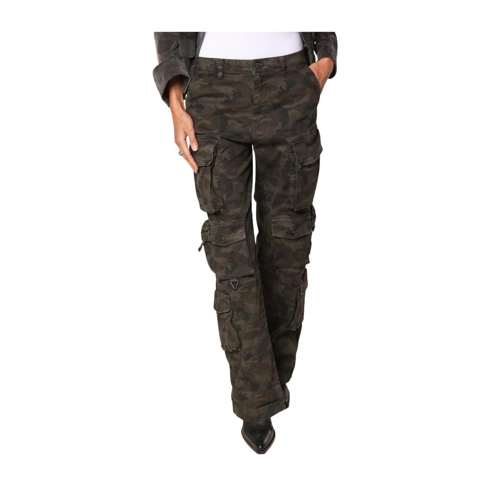 Mason's Cargo broek met camouflage print Multicolor Dames