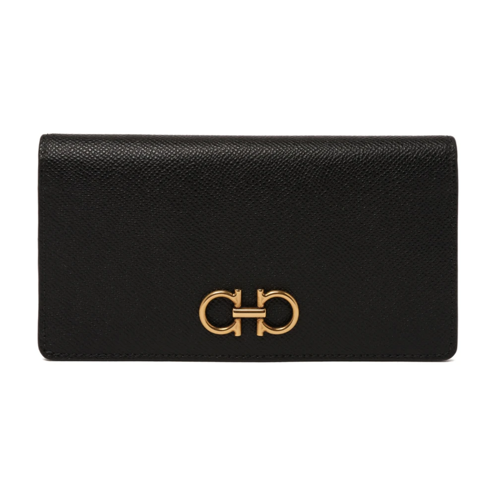 Ferragamo Women's Black Gancini Wallet