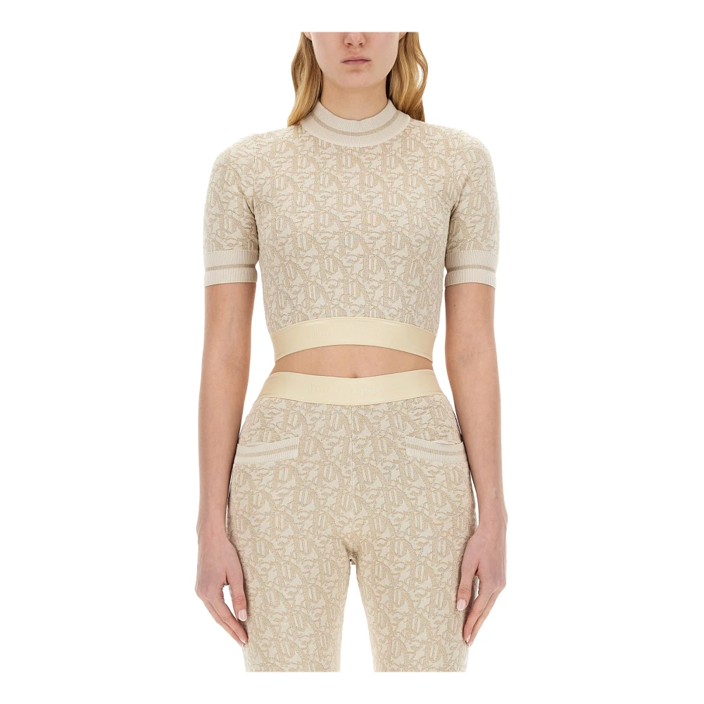 Palm Angels Donna Bianco Top, S, New,