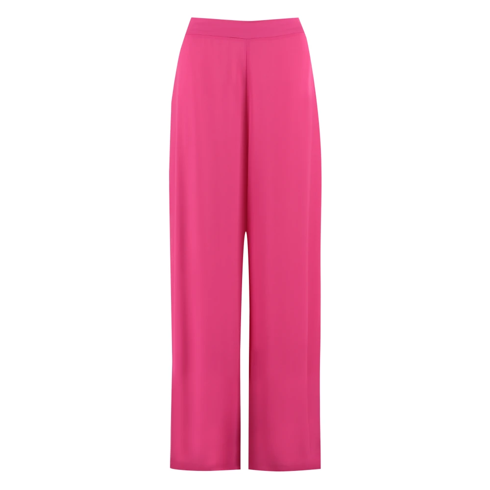 Clips Wijde broek met elastische taille Pink Dames