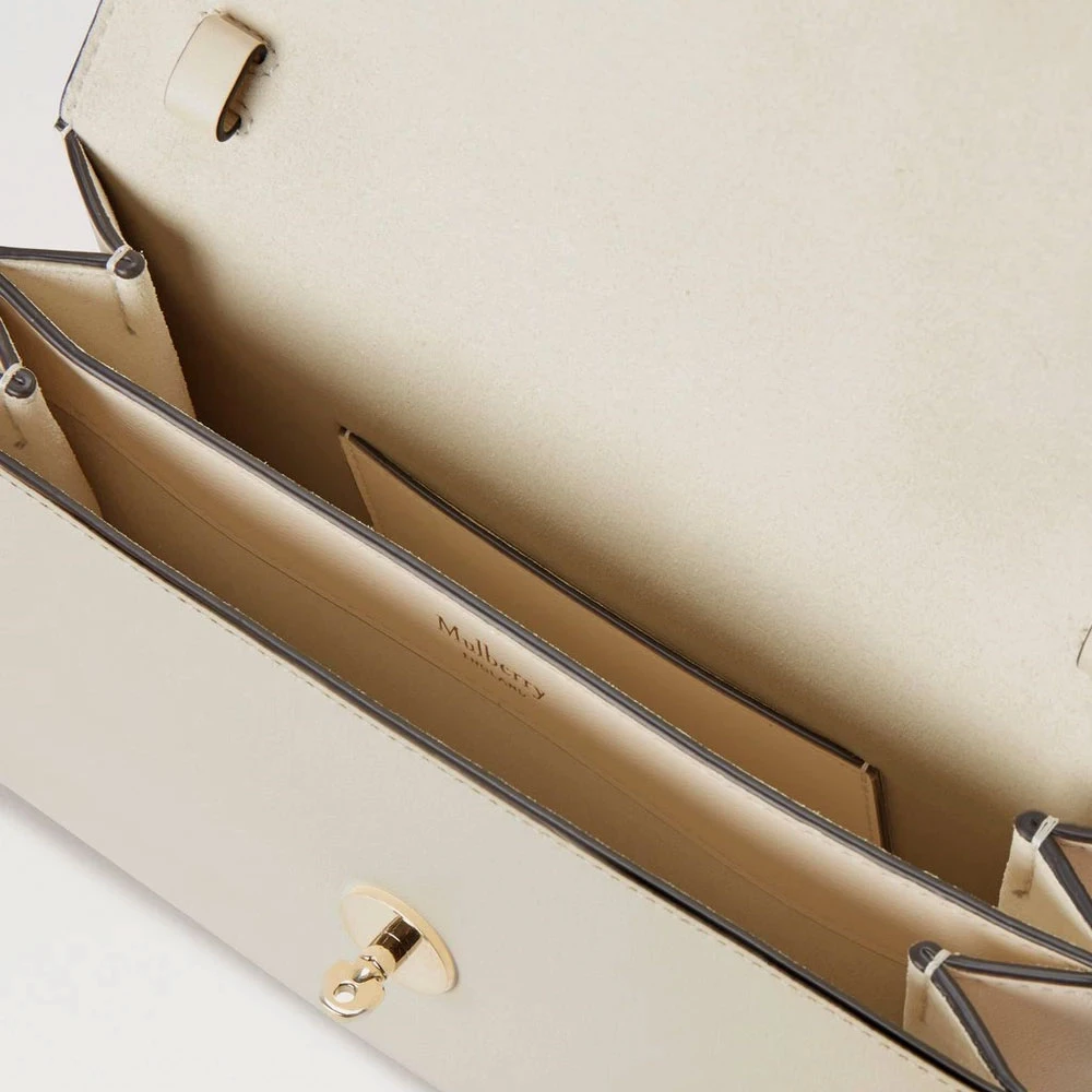 Mulberry Darley Top Handle Tas Beige Dames