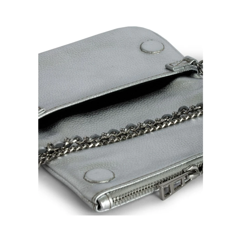 Zadig & Voltaire Zilver Rock Nano Wings Tas Gray Dames