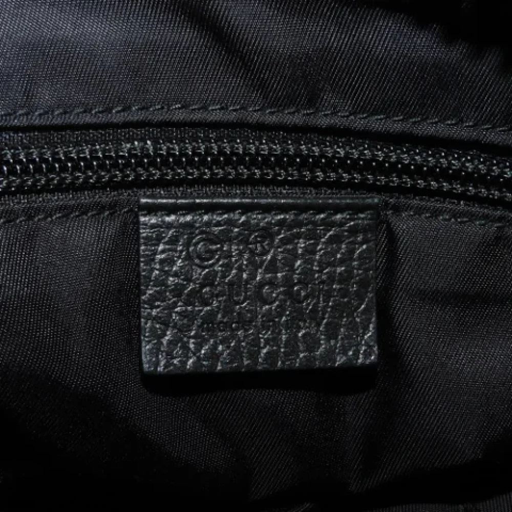Gucci Vintage Pre-owned Canvas gucci-bags Black Heren
