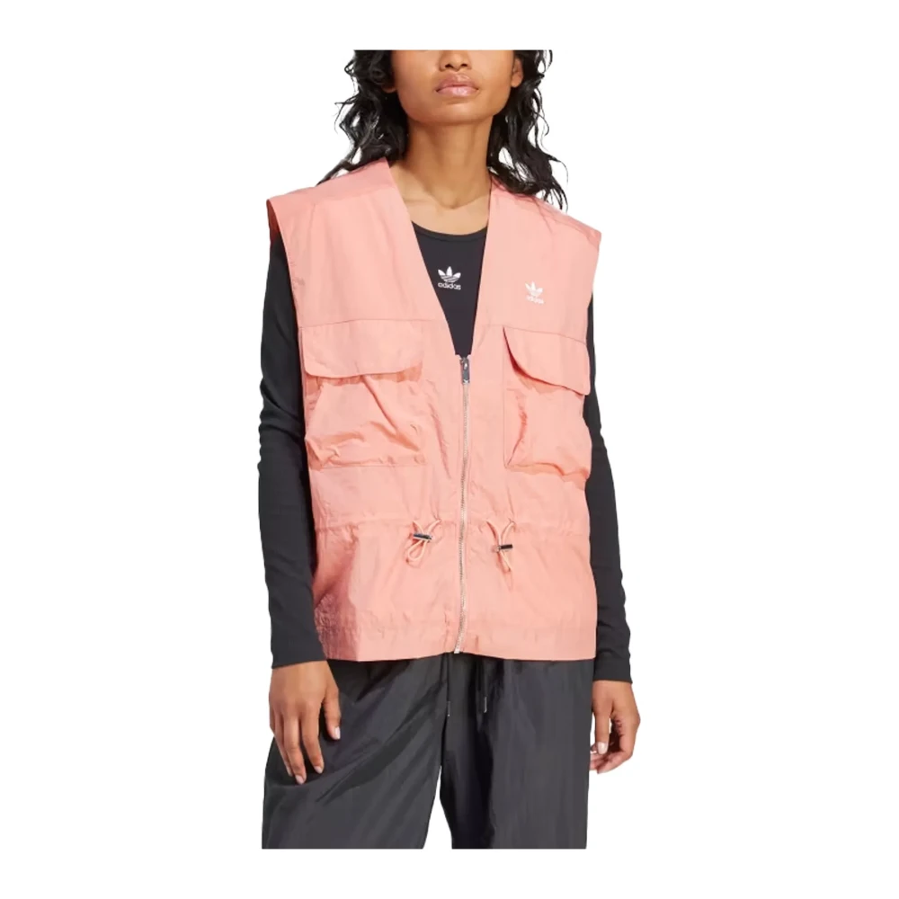 Adidas Stijlvolle Vest voor Vrouwen Pink Dames