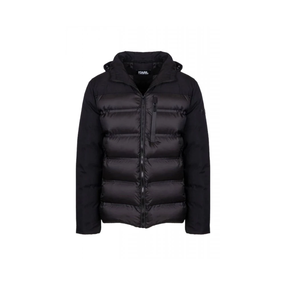 Karl Lagerfeld Black Down Jacket - Male - Down Jackets - 2XL - Jackets