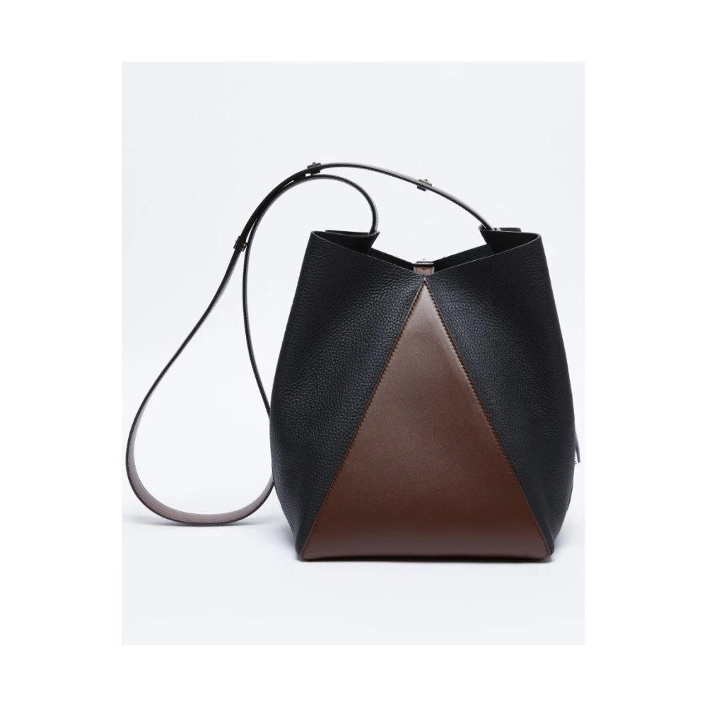 Max Mara Elegante Bucket Tas Brown Dames
