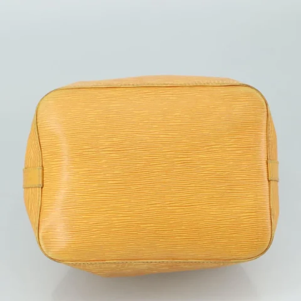 Louis Vuitton Vintage Pre-owned Leather louis-vuitton-bags Yellow Dames