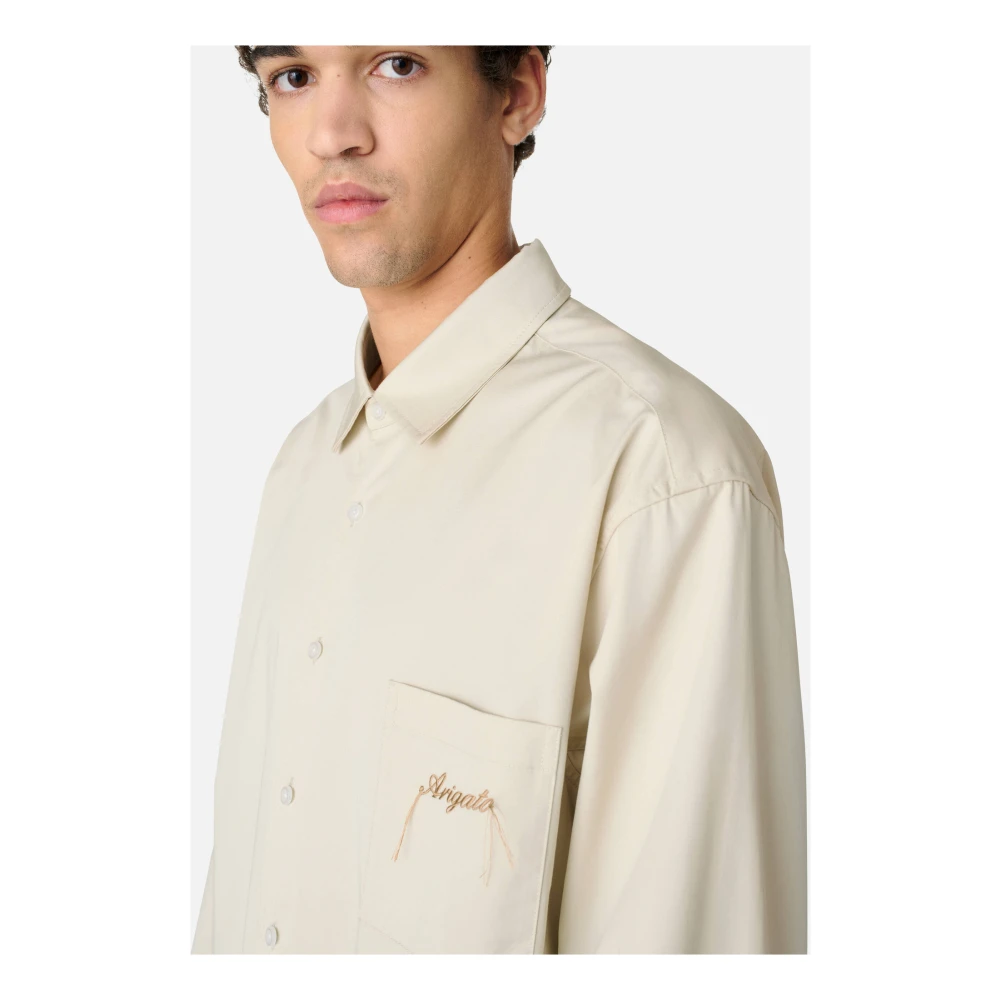 Axel Arigato Ray Overshirt Beige Heren