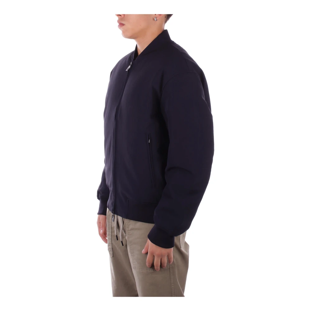 Emporio Armani Blauwe Logo Ritsjas Blue Heren