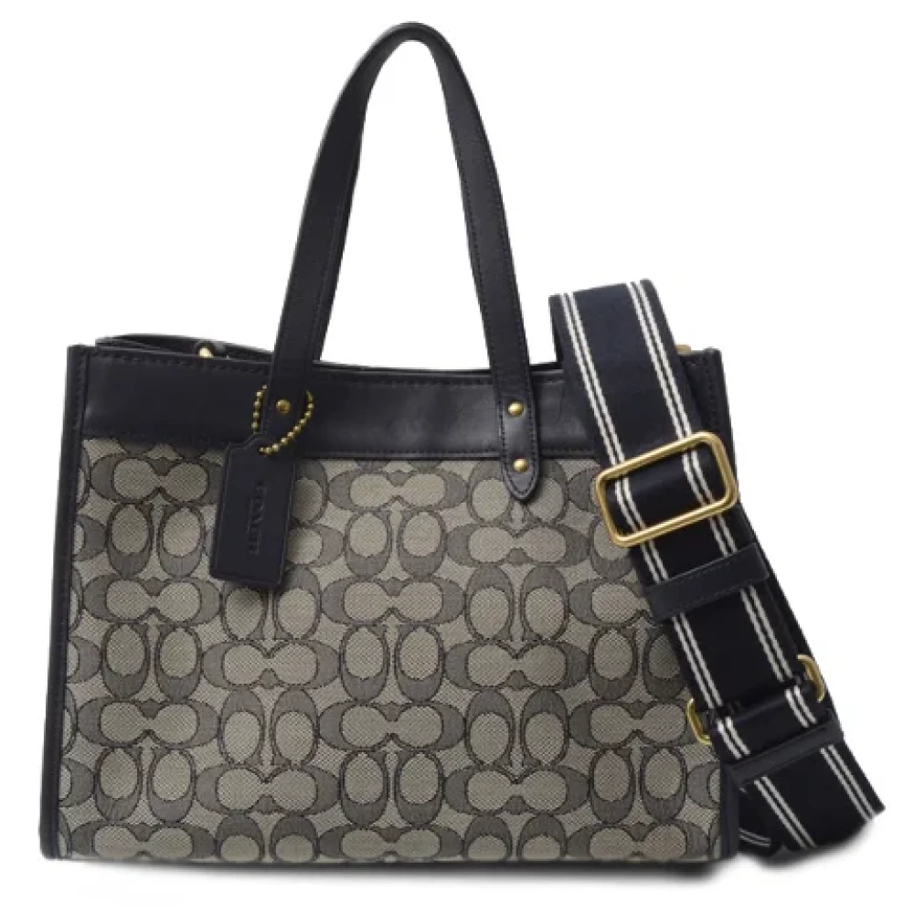 Coach Pre-owned Fabric handbags Blue Dames
