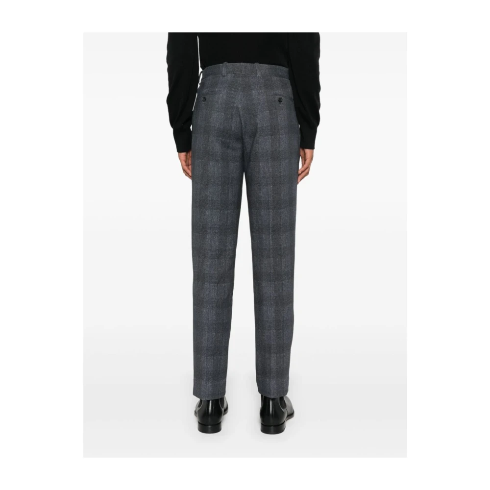 Circolo 1901 Blauw Geruite Fleece Broek Blue Heren