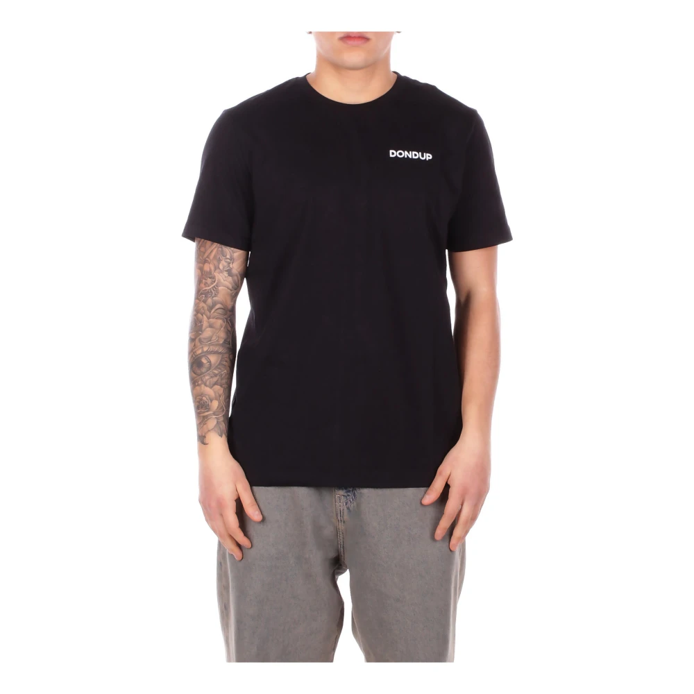 Dondup Hombre Negro Camisetas, Talla: Xl