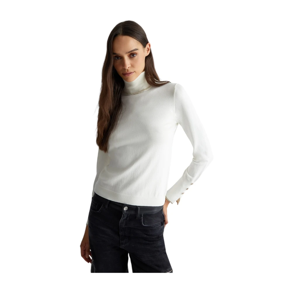 Liu Jo Stijlvolle Gebreide Top White Dames