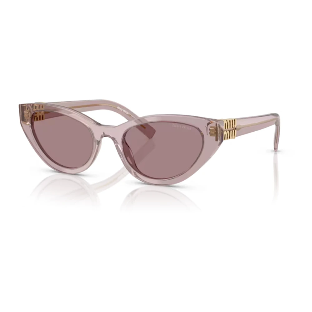 Miu Miu Women's Brown Mu A04s 12W20i Woman Sunglasses Acetate Violet Butterfly Normal - Image 2