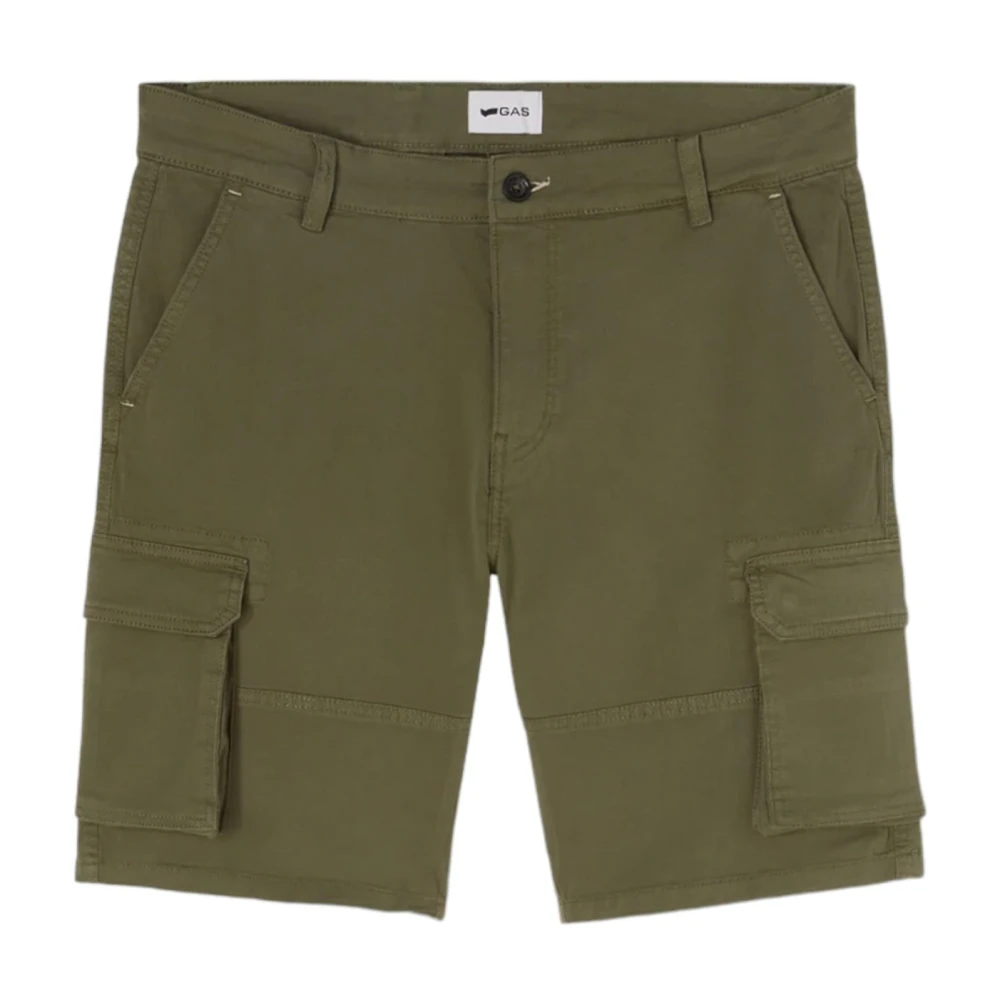GAS Bermuda Shorts Green Heren