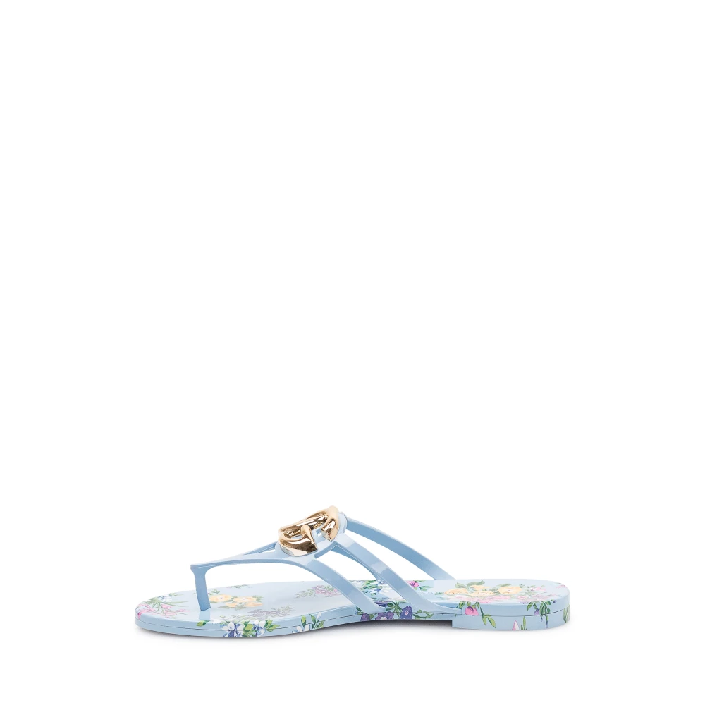 Dolce & Gabbana Floral Thong Sandalen