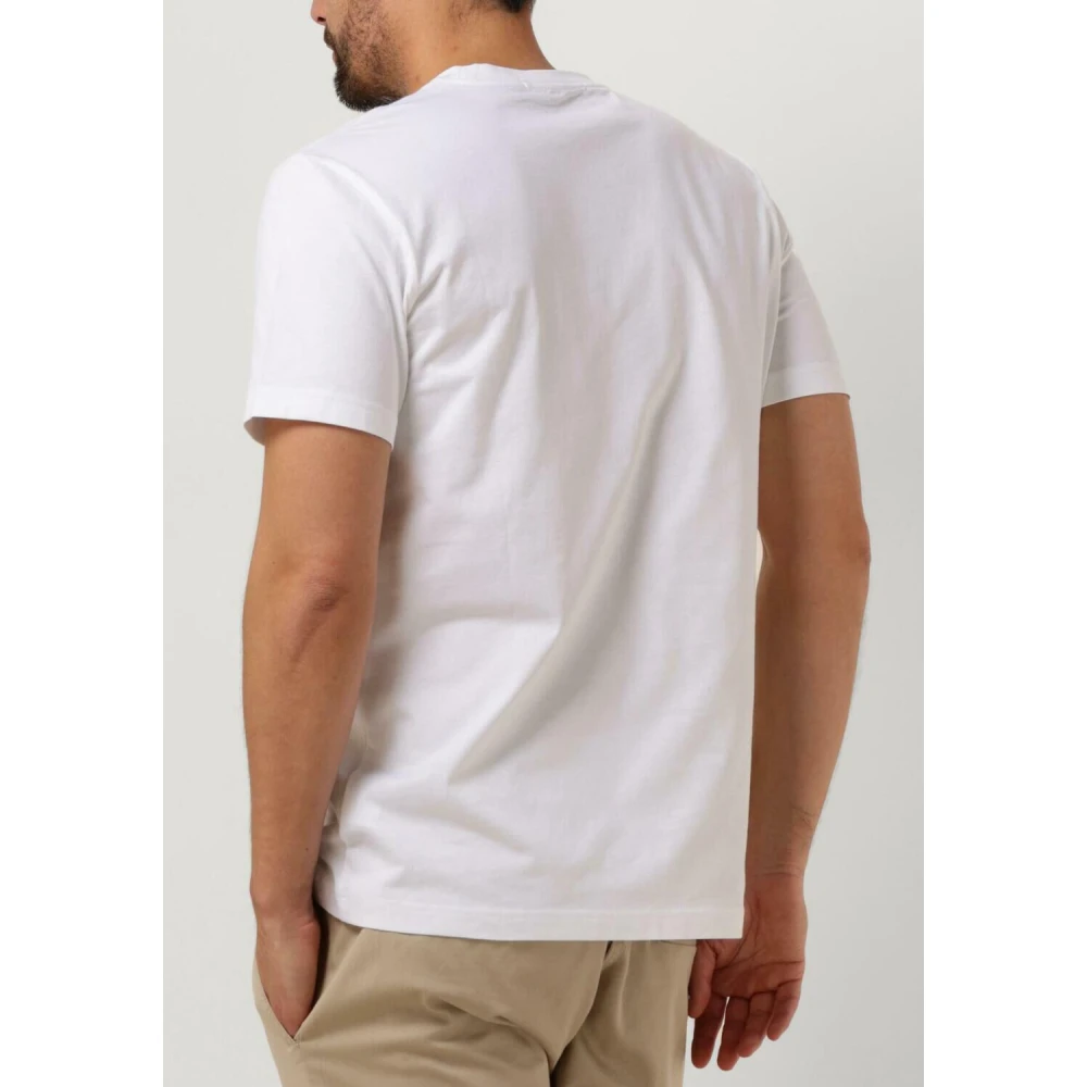 Calvin Klein Heren Polo T-shirts Monologo Regular Tee Blue Heren